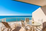 Enjoy the view of the Gulf of Mexico from your front balcony